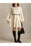 Rochie scurta, Crem - 4