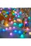 1 Pack LED Multicolored Spherical Fairy Lights Battery Powered Wedding Decoration - 4