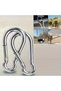 Practical Outdoor Spring Gate Latch 8pcs Heavy Duty MultiFunction Clip Set - 4