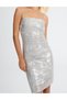 Rochie scurta, Argintiu - 2