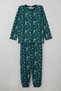 Boys' Pajama Set, Game & Music Theme, Ages 9-12, Petrol Green.