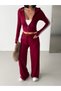 Striped Hoodie Oysho Fabric Top and Bottom Set