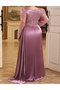 Rochie lunga, mov - 2