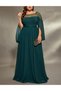 Rochie lunga, Verde