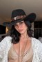 Premium Cowboy Fedora Suede Hat with Cord