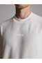 Ecru, High-Neck, Logo-Detailed, Patterned Sweatshirt 50331634-Vr019 - 6