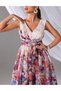 Rochie lunga, Floral print - 4