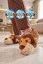 Akınalbella Warm, Lion-Patterned Beige Unisex House Slippers, Model H025.Z.0006. - 3