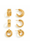 Gold 6-Piece Earring Set - 2