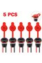 5 قطع من موصلات USB من النوع C، مقبس أنثى للهيكل، منفذ شحن صناعي