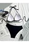 Costum de baie, Negru - 5