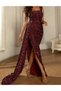 Rochie lunga, Rosu