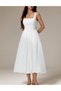 Rochie medie, Alb
