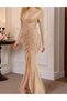 Rochie lunga, Crem - 3