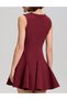 Rochie scurta, Visiniu - 3
