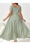Rochie lunga, Verde - 2