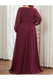 Rochie lunga, Visiniu - 2