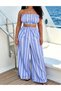 Jumpsuit, White/Blue