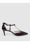 Dark Burgundy High-Heeled Shoes 50331548-Vr175 - 2