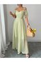Rochie lunga, Verde - 6