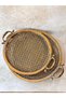 Antique Filigree Gold Tray Set of 2 - 4
