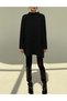 Rochie scurta, Negru - 4