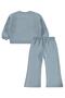 Embroidered 2-5 Year Old Tracksuit Set - Blue - 4