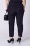 Carrot Fabric Pants with Waist Scarf Detail - 8