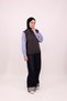 36036 Women's Sweater with Detailed Shirt Design - 7