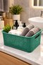 3 Multi-Purpose Organizer Baskets, Green - 2