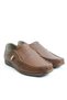 Brown Leather Casual Men's Shoes - 4
