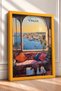 Venice Window View of the Harbor Framed Painting Italy Poster Wall Decor Itp203 - 2