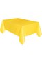 Unique Party Black Plastic Tablecloth, 108" x 54" - 7