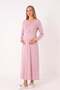 Maternity Nightgown and Robe Set, 2-Piece, with Bow and Lace Details, Buttoned, Nursing-Friendly. - 2