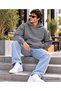 Men's Basic Hooded Sweatshirt - Loose Fit, Comfortable, with Kangaroo Pocket, Cotton Sweatshirt.