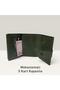 Genuine Leather Card Holder Wallet with Snap Closure and RFID Protection - 3