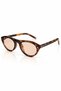 Rigel Vintage Gold Detailed Leopard-Framed Nude Ultra-Lightweight Uv400 Filtered Women's Sunglasses. - 5