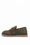 D26Ka-7030 Women's Genuine Leather Casual Shoes, Khaki. - 3