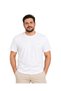 تيشيرت أساسي أبيض بأكمام قصيرة، مقاسات M-L-XL-2XL.