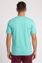Men Sportswear Fit Short Sleeve Outdoor Camouflage T-Shirt, Aqua Green - 4