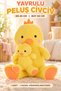 60 cm Plush Animal with a Baby – 1 Large-Sized Soft Toy. - 3
