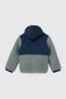 Unisex Baby/Toddler Hooded Plush Mint Green Coat - 2
