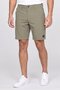 Men Sportswear Fit Brand Logo Outdoor Shorts, Olive