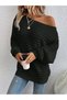 Pulover, negru - 6
