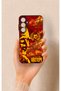 Samsung A55 Compatible Göztepe-Themed Patterned Silicone Case.
