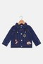 Toddlers Boy Embroidered Long Sleeve Denim Jacket, Navy - 2