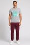 Men Sportswear Fit Short Sleeve Outdoor T-Shirt, Grey - 2