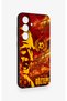 Samsung S24 Compatible Göztepe-Themed Patterned Silicone Case. - 3