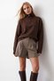 Women's Half-Zip Knit Sweater Alc-X16038 - 4