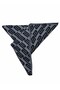 Geometric Patterned Anthracite Knit Shawl - 2